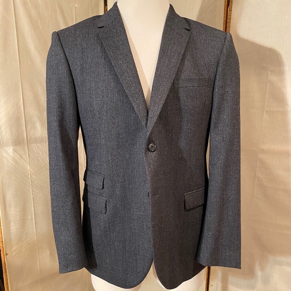 NEIL BARRETT Mens Blazer Grey Size 52 - Picture 1 of 7